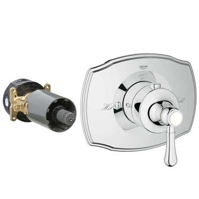Grohe - 19839xxx - Grohtherm 2000 Series Trim with Control Module Theromstatic - High Flow