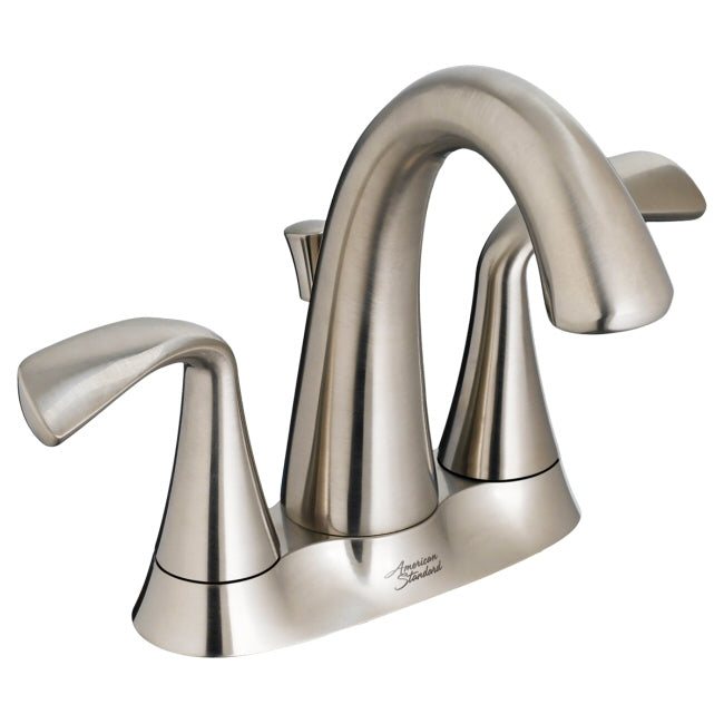 American Standard - 7186.201.xxx - Fluent Series Lever Style Two-Handle Centerset Bathroom Faucet with Metal Pop-up Drain