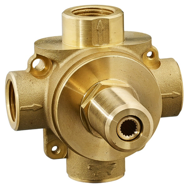 American Standard - R433s - Valves 3-Way In-Wall - Shared Diverter Rough Valve Body