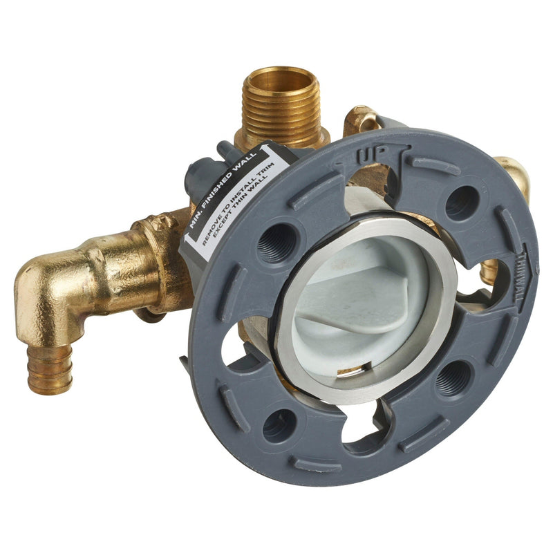 American Standard - RU107E - Flash Pressure Balance Rough-in Valve With Pex Inlet Elbows Universal Outlets - Crimp Connections