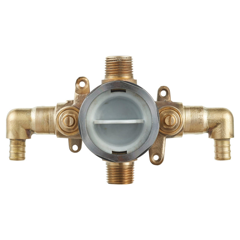 American Standard - RU107ESS - Flash Pressure Balance Rough-in Valve With Pex Inlet Elbows Universal Outlets - Crimp Connections With Screwdriver Stops