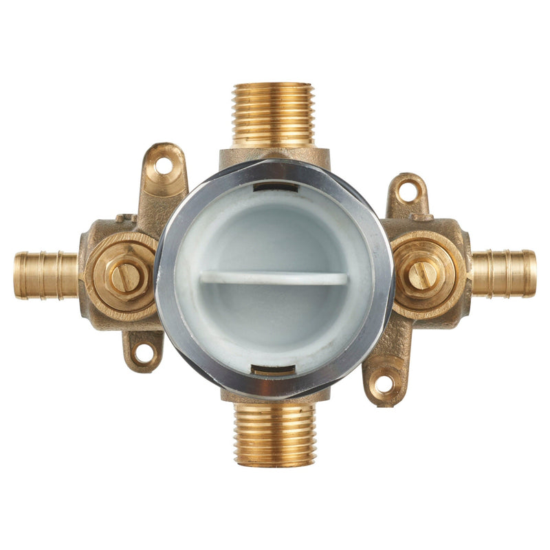 American Standard - RU107SS - Flash Pressure Balance Rough-in Valve With Pex Inlets Universal Outlets - Crimp Connections With Screwdriver Stops