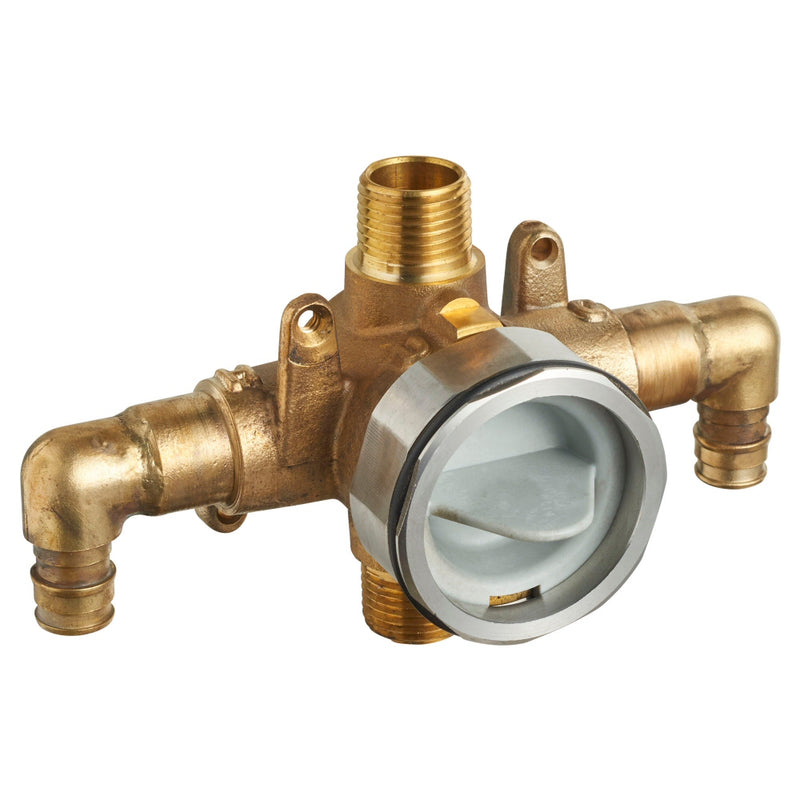 American Standard - RU108E - Flash Pressure Balance Rough-in Valve With Pex Inlet Elbows Universal Outlets - Cold Expansion Connections