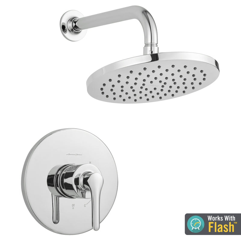 American Standard - TU105.507.xxx - Studio S Shower Only Trim Kit with Water-Saving Shower Head and Cartridge - LESS VALVE