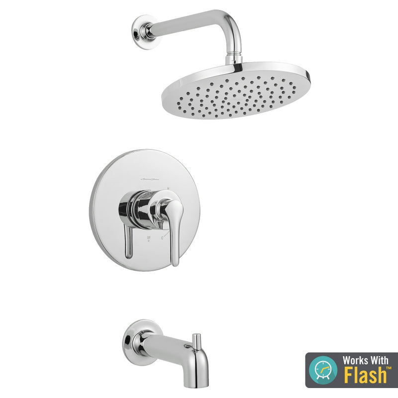 American Standard - TU105.508.xxx - Studio S Tub and Shower Trim Kit with Water-Saving Shower Head and Cartridge - LESS VALVE