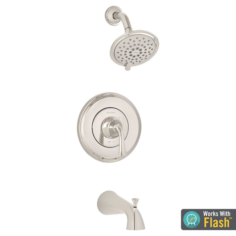 American Standard - TU106.502.xxx - Patience Tub and Shower Trim Kit with Cartridge - LESS VALVE