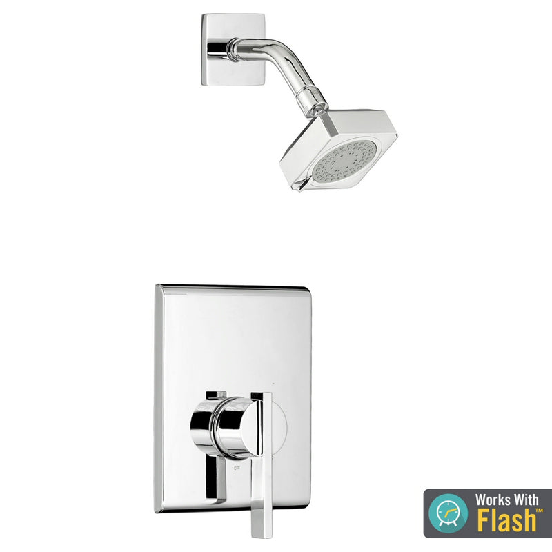 American Standard - TU184.507.002 - Times Square Shower Only Trim Kit with Water-Saving Shower Head and Cartridge - LESS VALVE