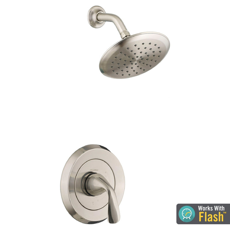 American Standard - TU186.507.xxx - Fluent Shower Only Trim Kit with Water-Saving Shower Head and Cartridge - LESS VALVE