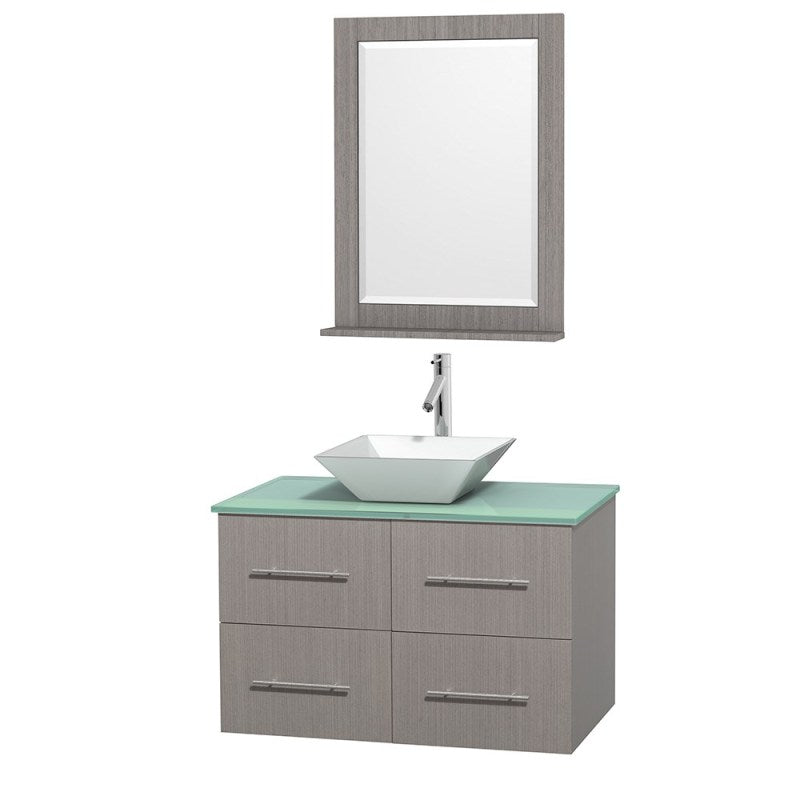 Wyndham Collection Centra 36" Single Bathroom Vanity Set for Vessel Sink - Gray Oak WC-WHE009-36-SGL-VAN-GRO 7