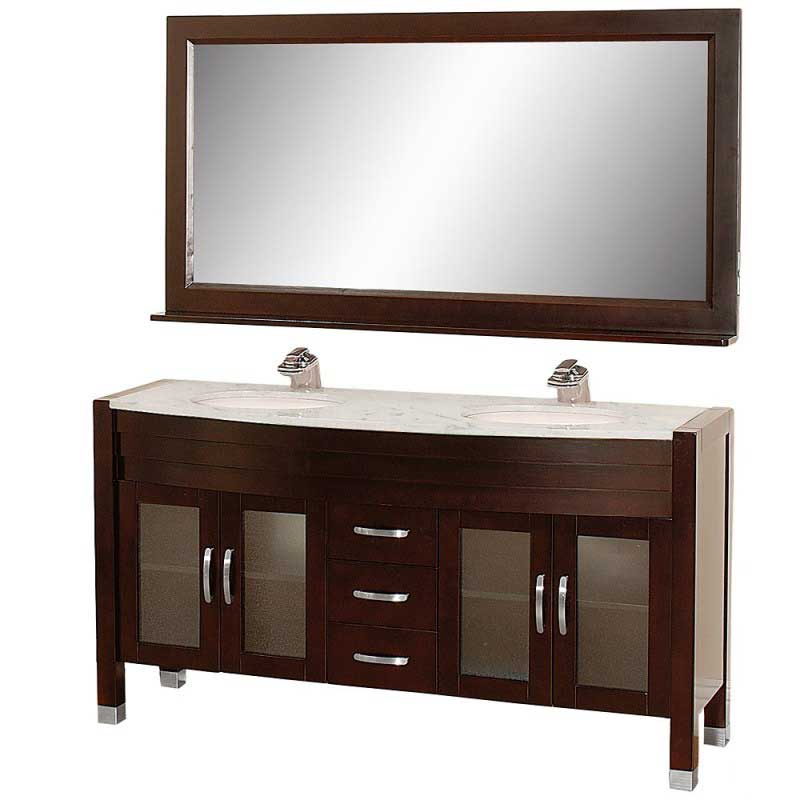 Wyndham Collection Daytona 63" Double Bathroom Vanity Set - Espresso w/ Drawers WC-A-W2200-63-ESP 4