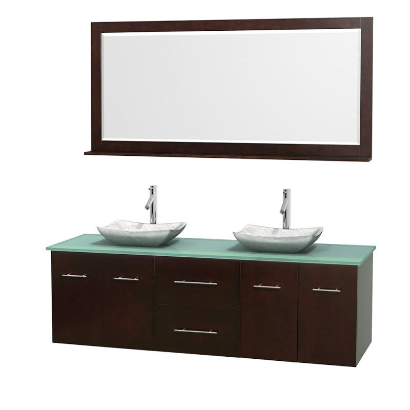 Wyndham Collection Centra 72" Double Bathroom Vanity Set for Vessel Sinks - Espresso WC-WHE009-72-DBL-VAN-ESP 5