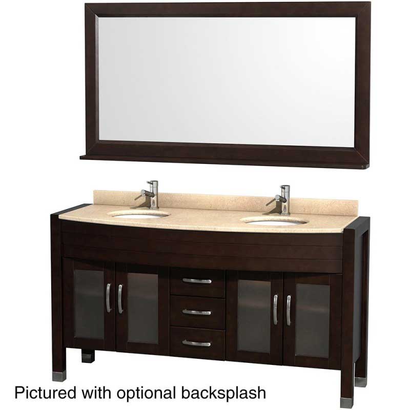 Wyndham Collection Daytona 60" Double Bathroom Vanity with Mirror - Espresso WC-A-W2200-60-ESP 6