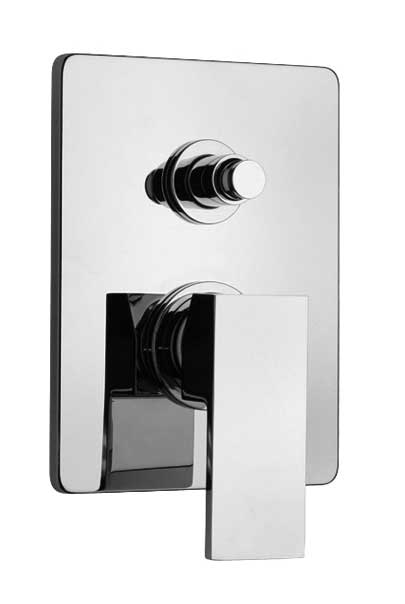 Jewel Faucets Pressure Balanced Valve Body With Diverter and J15 Series Chrome Trim, 15797RIT