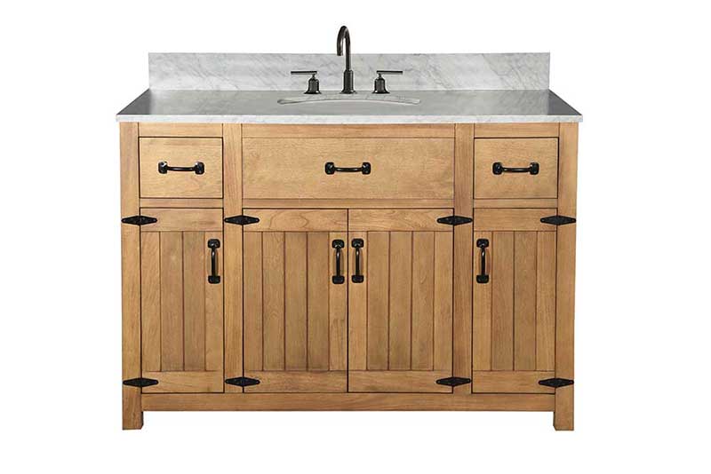 Legion Furniture 48" Weathered Gray Sink Vanity Matching Granite From Wlf6036-49", No Faucet