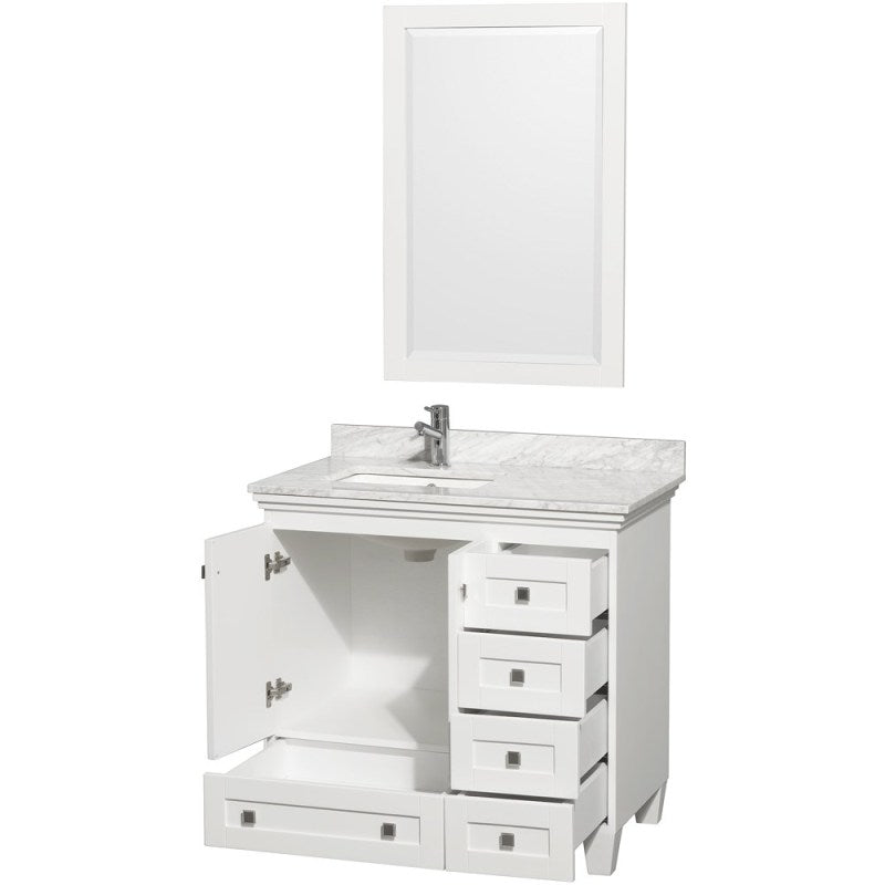 Wyndham Collection Acclaim 36" Single Bathroom Vanity - White WC-CG8000-36-WHT 4
