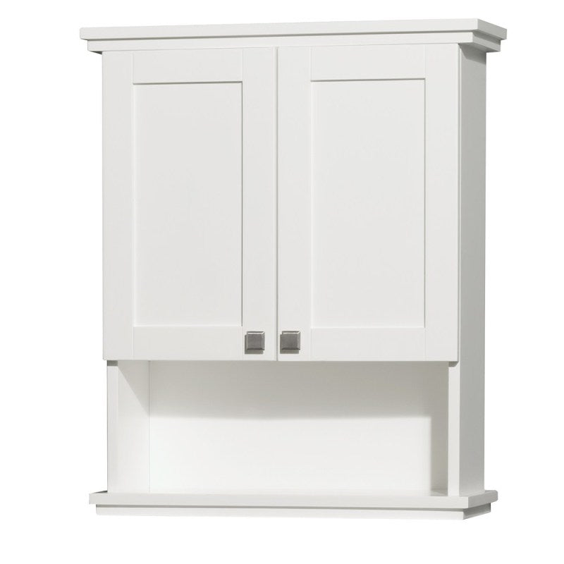 Wyndham Collection Acclaim Wall Cabinet - White WC-CG8000-WC-WHT