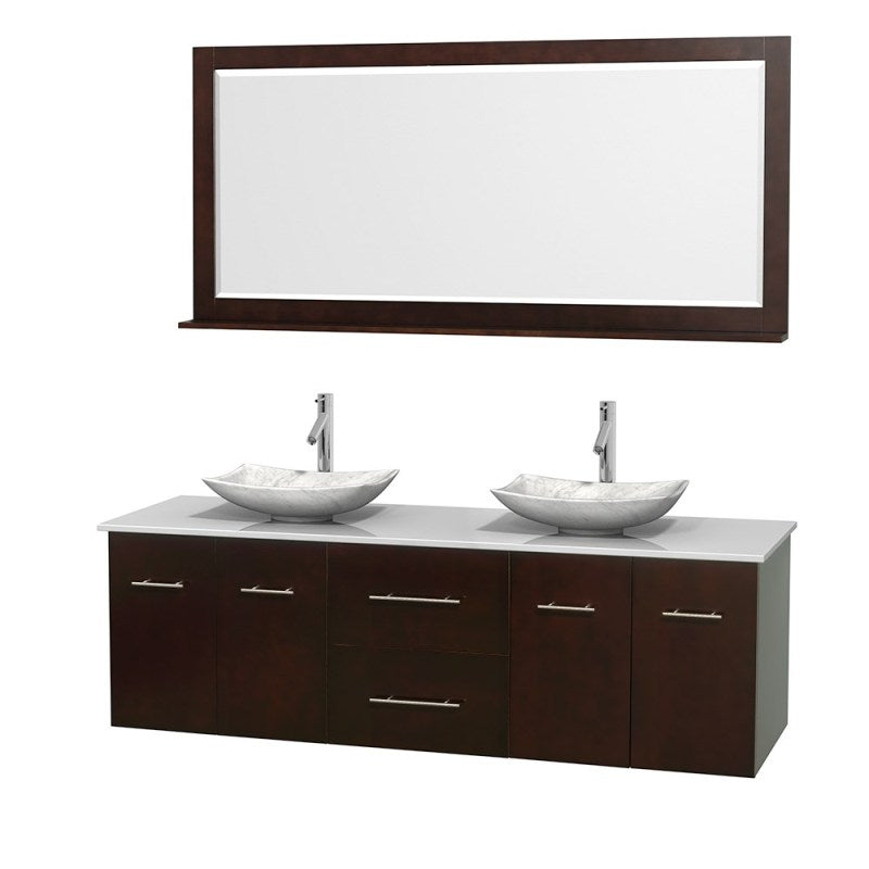 Wyndham Collection Centra 72" Double Bathroom Vanity Set for Vessel Sinks - Espresso WC-WHE009-72-DBL-VAN-ESP 7