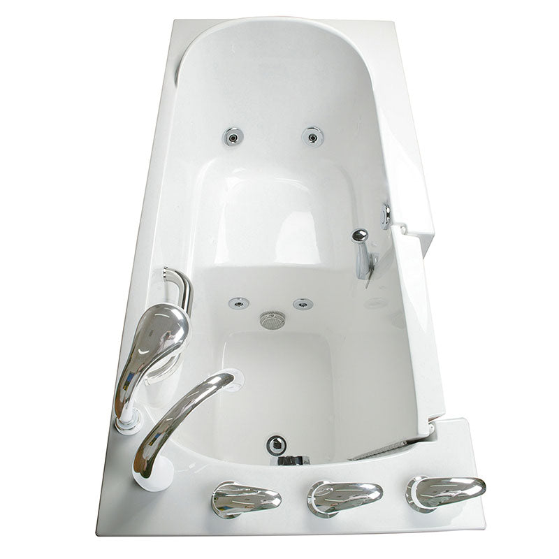Ella's Bubbles 265303 Narrow 26-in Wide Hydro Massage Walk In Bath 8