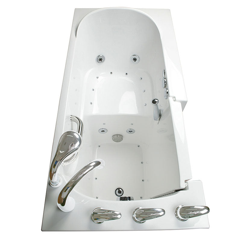 Ella's Bubbles 265304 Narrow 26-in Wide Air & Hydro Massage Walk In Bath 8