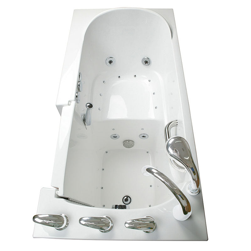 Ella's Bubbles 265304 Narrow 26-in Wide Air & Hydro Massage Walk In Bath 3