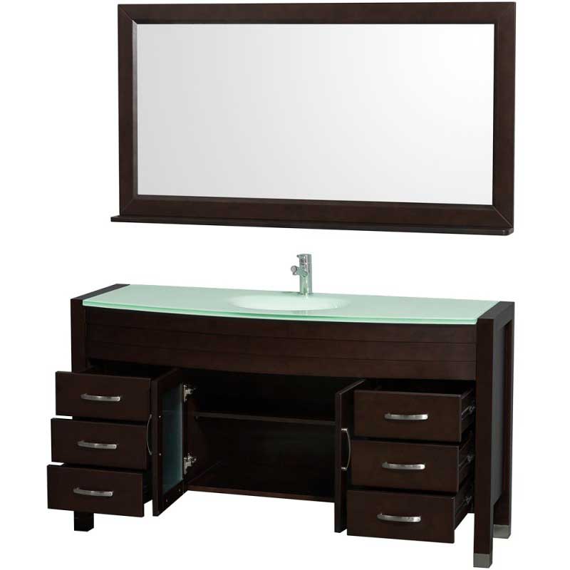 Wyndham Collection Daytona 60" Bathroom Vanity with Mirror - Espresso WC-A-W2109-60-ESP 2