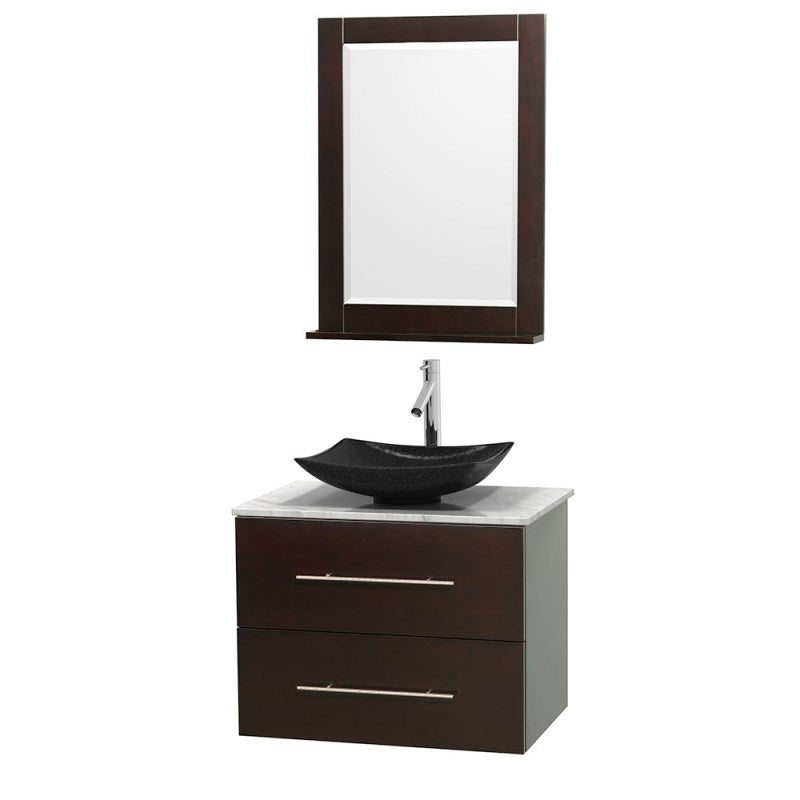 Wyndham Collection Centra 30" Single Bathroom Vanity Set for Vessel Sink - Espresso WC-WHE009-30-SGL-VAN-ESP 6