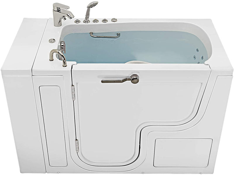 30x52 Transfer Hydro Acrylic Walk-In Tub, Fast Fill Faucet, Left 2" Dual Drain 2