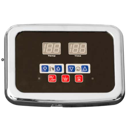 Steam Bath Generator with Waterproof Programmable Controls and Chrome Steam Outlet - 6kW Self-Draining 2