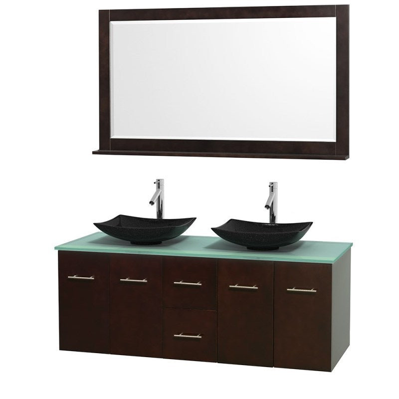 Wyndham Collection Centra 60" Double Bathroom Vanity Set for Vessel Sinks - Espresso WC-WHE009-60-DBL-VAN-ESP 5