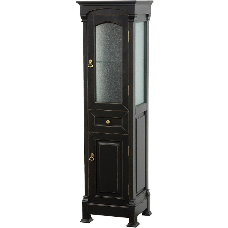 Wyndham Collection Andover Traditional Bathroom Cabinet - Black WC-TFS065-BLK
