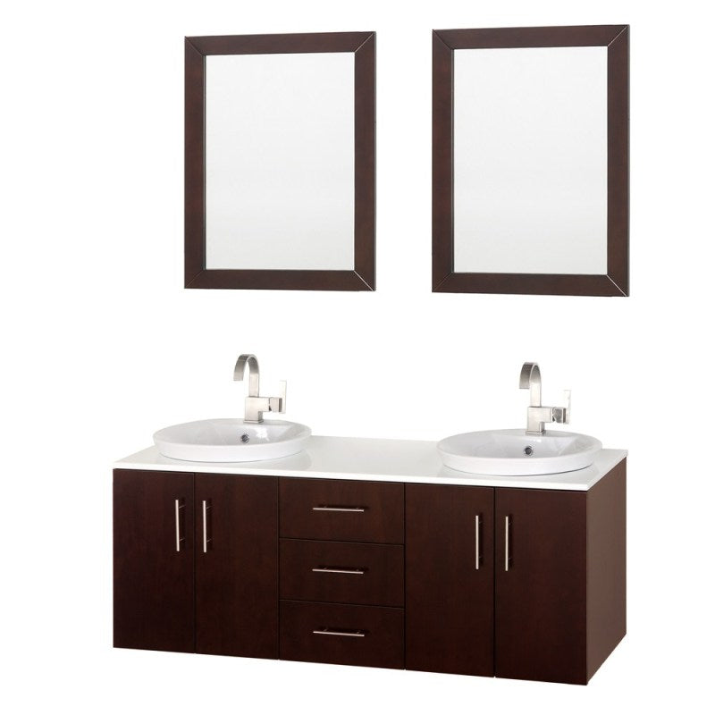 Wyndham Collection Arrano 55" Double Bathroom Vanity Set - Espresso WC-B400-55-ESP 2