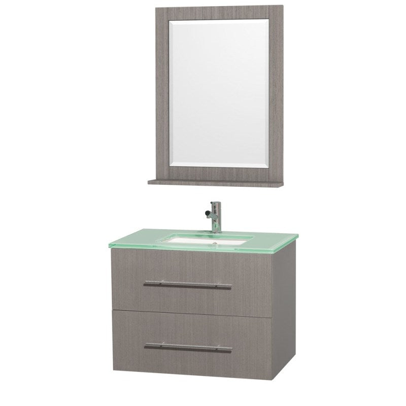 Wyndham Collection Centra 30" Single Bathroom Vanity for Undermount Sinks - Gray Oak WC-WHE009-30-SGL-VAN-GRO- 2
