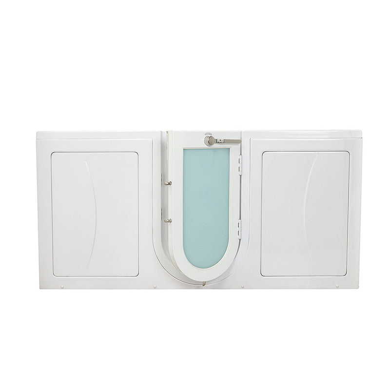 Ella Big4Two 36"x80" Hydro + Air Massage w/ Independent Foot Massage Acrylic Two Seat Walk-In-Bathtub, Right Outswing Door, No Faucet, 2" Dual Drain 7
