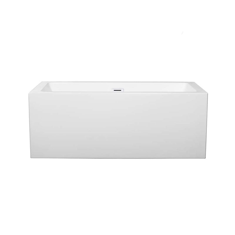 Melody 60 Inch Freestanding Bathtub in White - 17