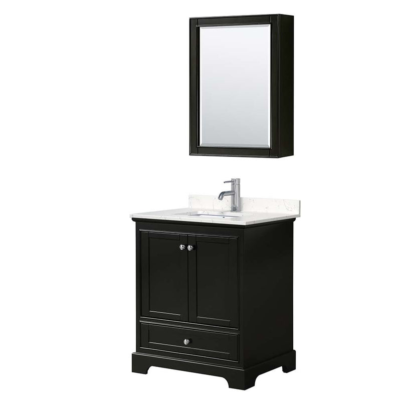 Deborah 30 Inch Single Bathroom Vanity in Dark Espresso - 14