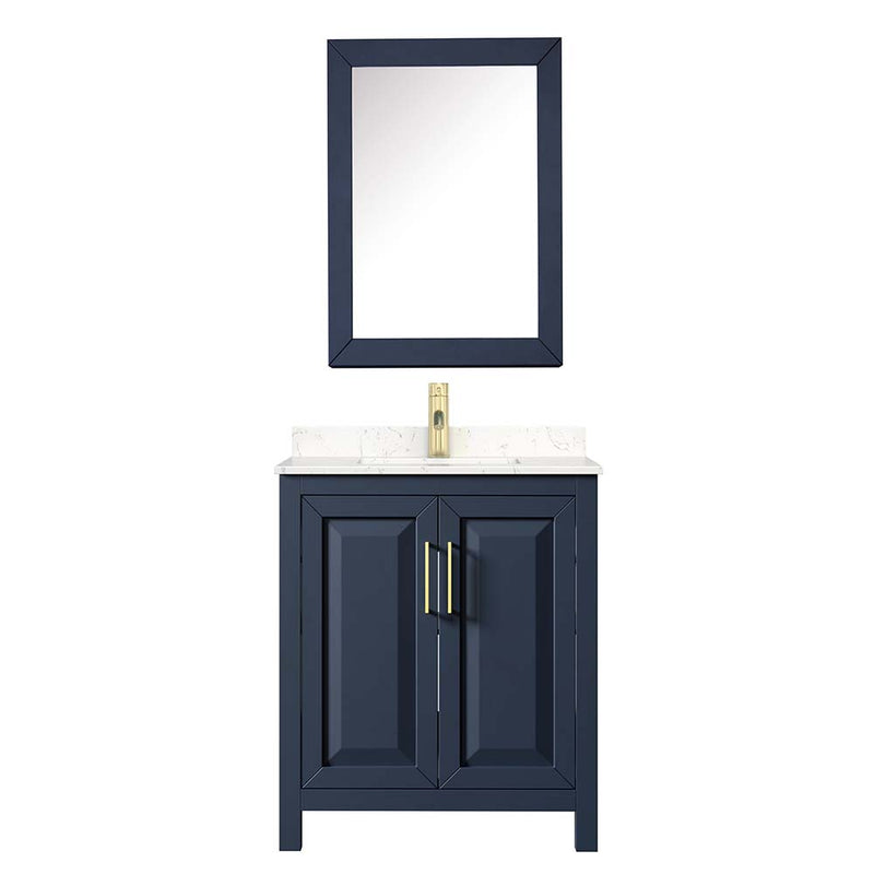 Daria 30 Inch Single Bathroom Vanity in Dark Blue - 18