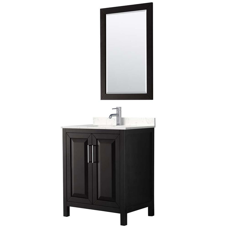 Daria 30 Inch Single Bathroom Vanity in Dark Espresso - 12