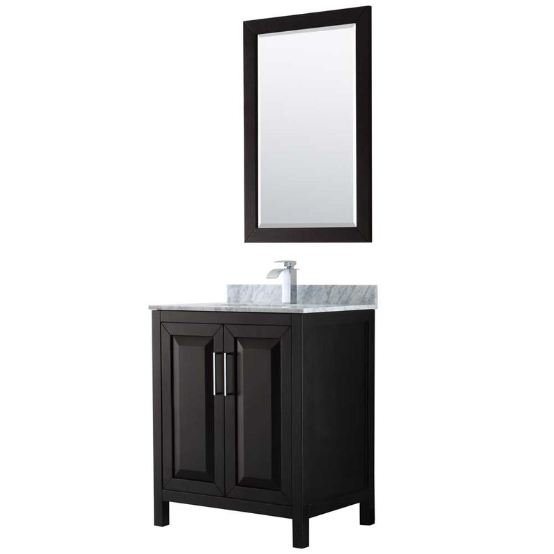 Daria 30 Inch Single Bathroom Vanity in Dark Espresso - 27