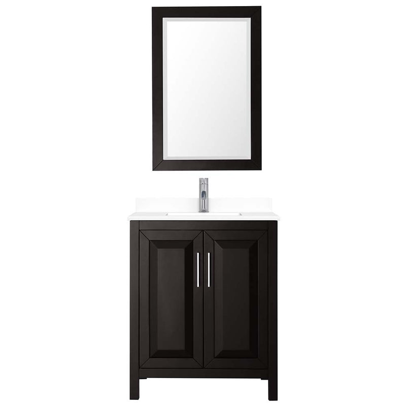 Daria 30 Inch Single Bathroom Vanity in Dark Espresso - 46