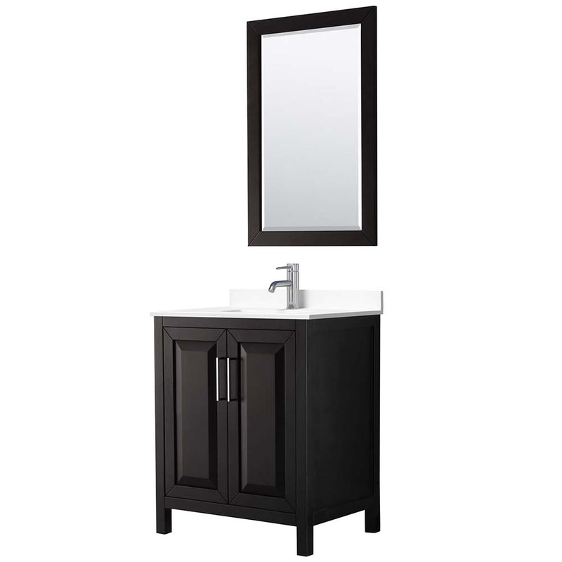 Daria 30 Inch Single Bathroom Vanity in Dark Espresso - 44