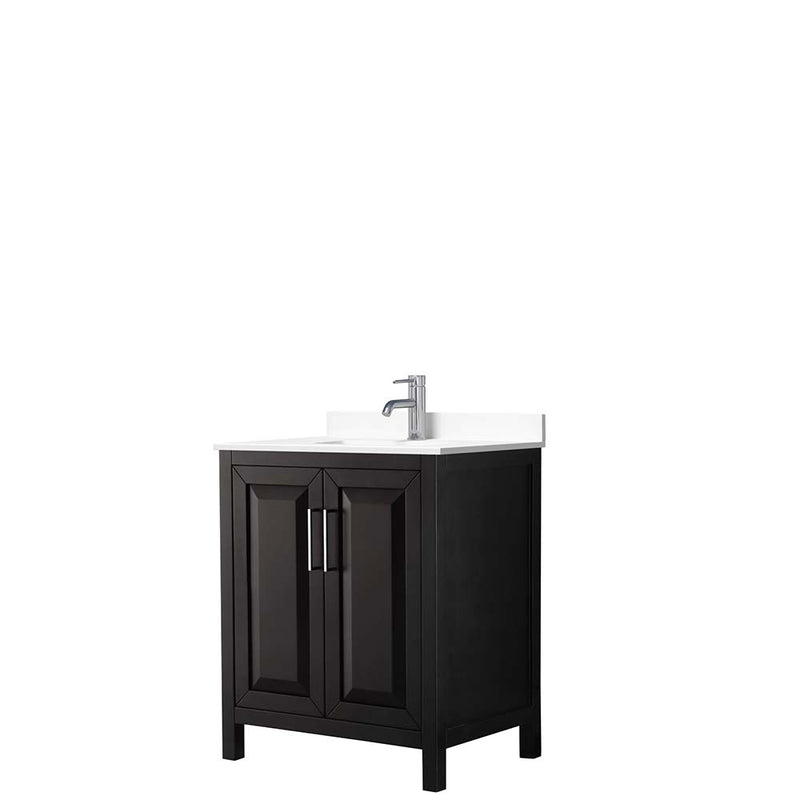Daria 30 Inch Single Bathroom Vanity in Dark Espresso - 40