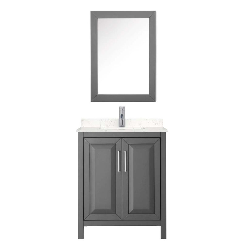 Daria 30 Inch Single Bathroom Vanity in Dark Gray - 19