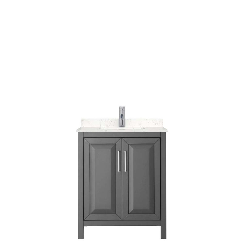 Daria 30 Inch Single Bathroom Vanity in Dark Gray - 10
