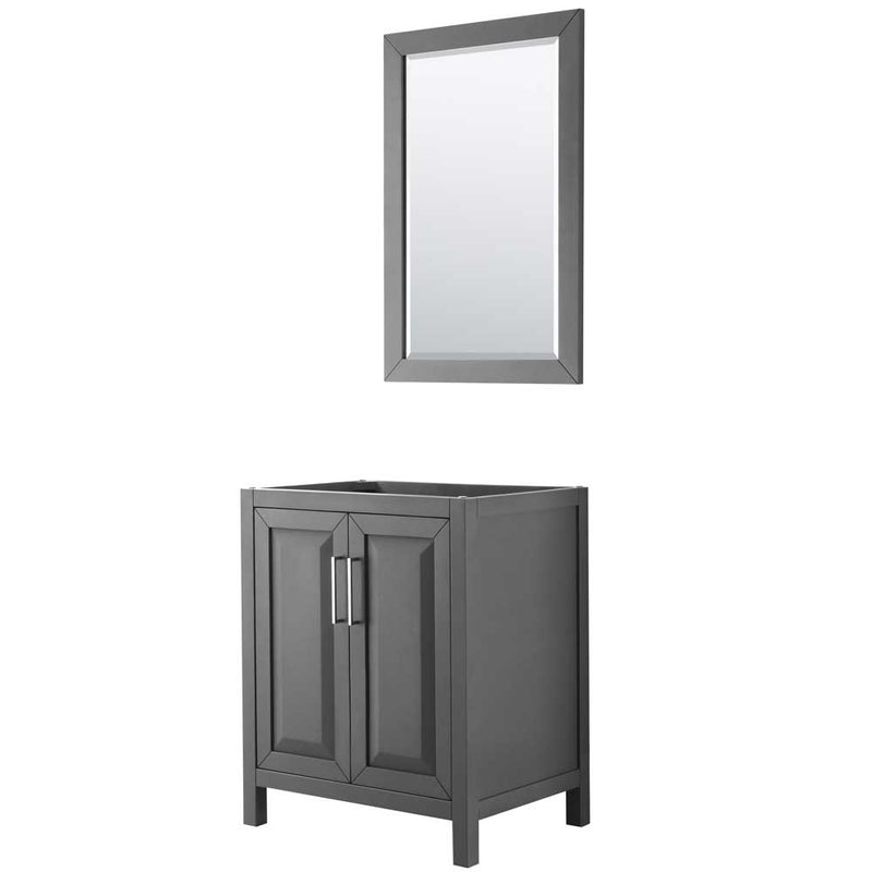 Daria 30 Inch Single Bathroom Vanity in Dark Gray - 2