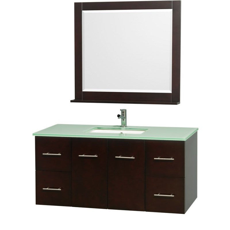Wyndham Collection Centra 48" Single Bathroom Vanity for Undermount Sinks - Espresso WC-WHE009-48-SGL-VAN-ESP- 5