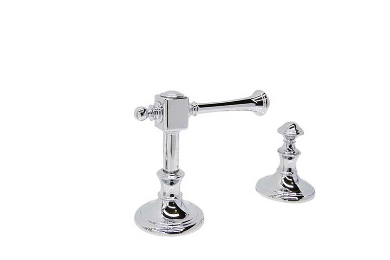 Anzzi Kitt Series 3-Handle Roman Bathtub Faucet with Shower Wand in Polished Chrome 3