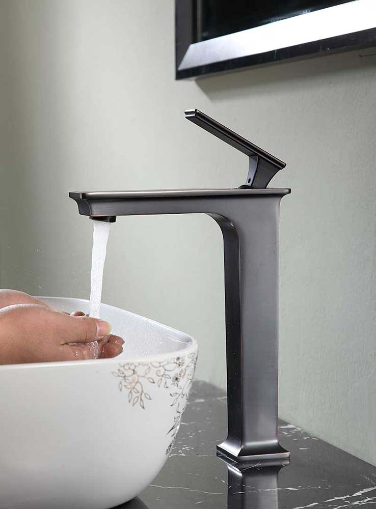 Anzzi Saunter Single-Handle Vessel Bathroom Faucet in Oil Rubbed Bronze L-AZ121ORB 3