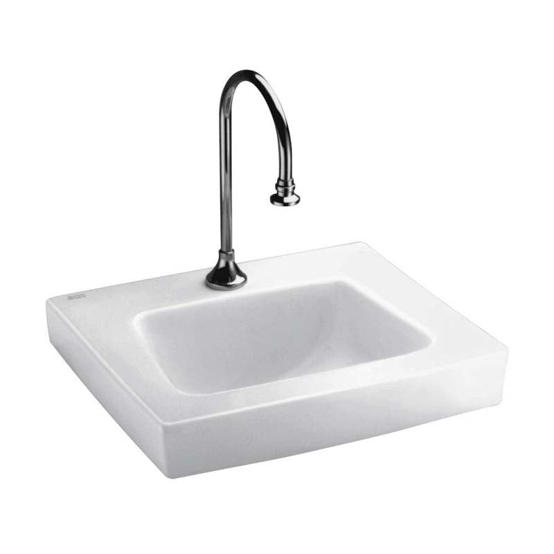 American Standard 0195.073.020 Roxalyn Wall Mount Bathroom Sink in White
