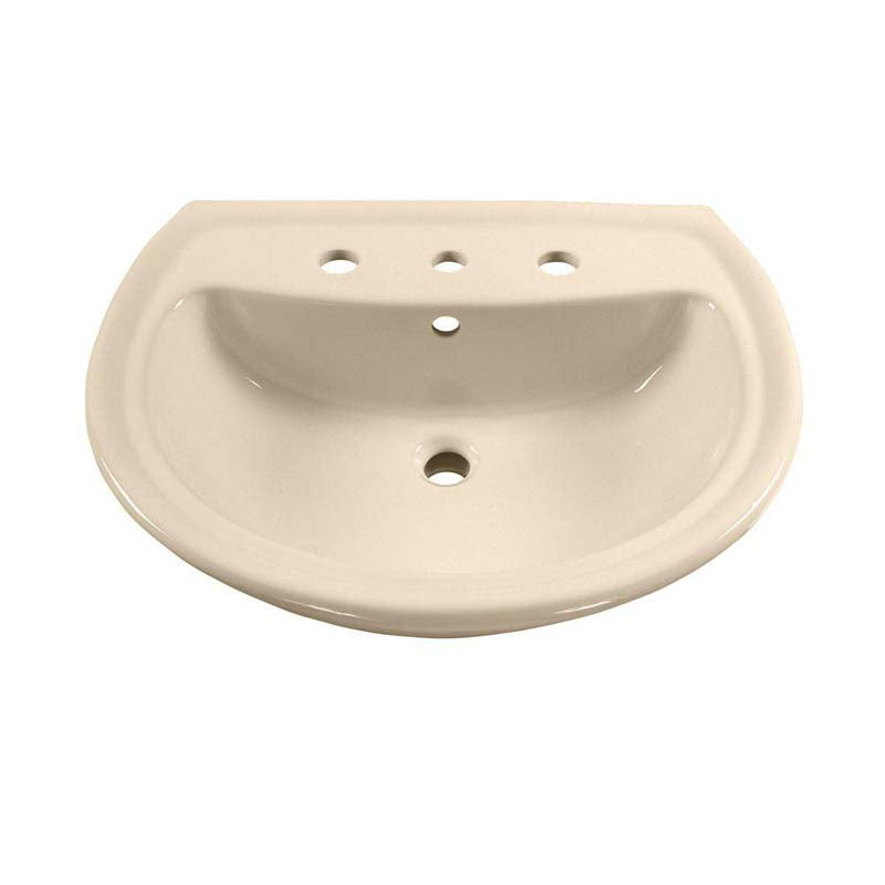 American Standard 0236.008.021 Cadet Pedestal Sink Basin in Bone