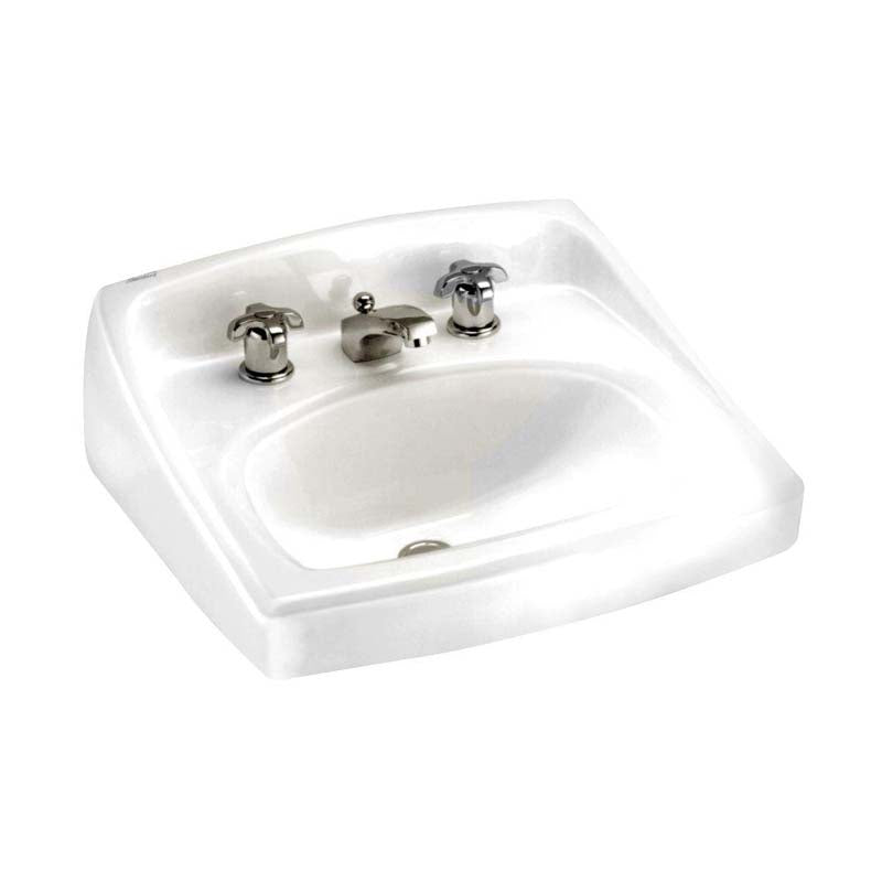 American Standard 0356.015.020 Lucerne Wall-Mount Bathroom Sink in White